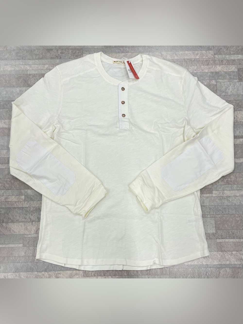 (ML-3) Marine Layer Long Sleeve Heavy Slub Henley